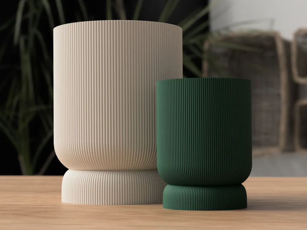 Scandi Pot potteskjuler i muted green