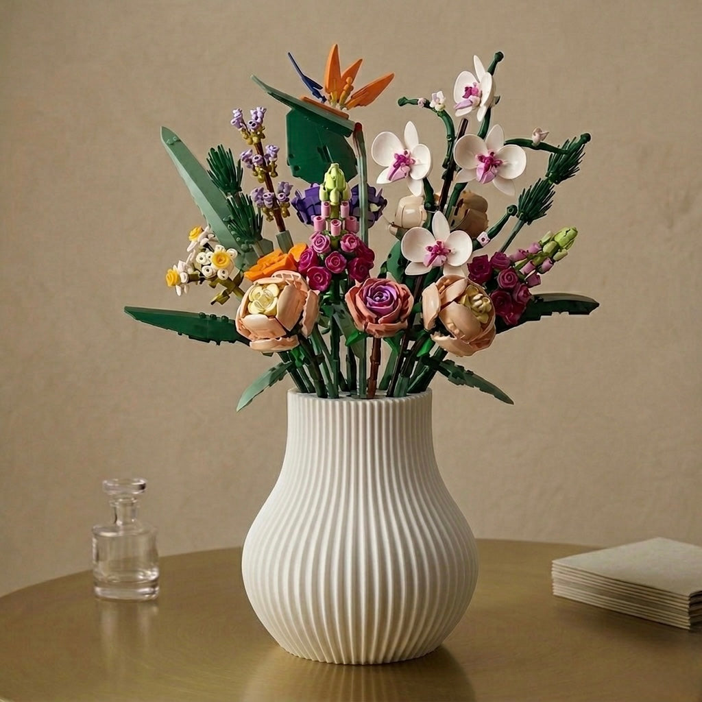 “Linje” vase (kompatibel med Lego blomster)