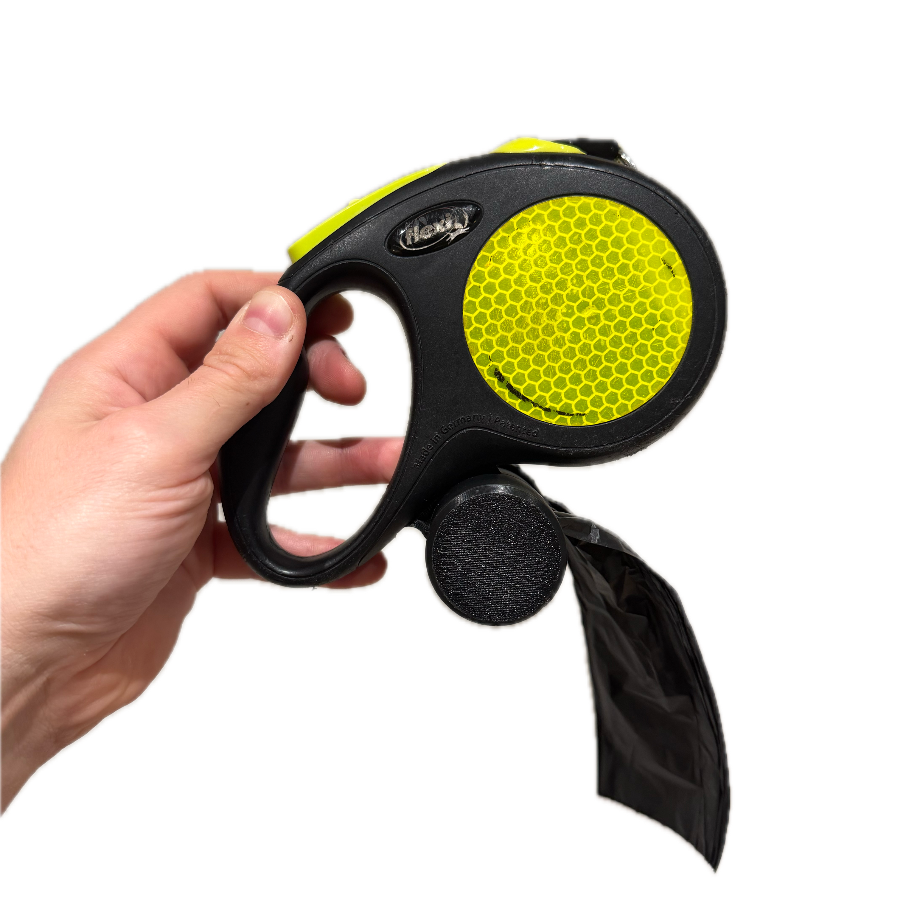 3D-printet hundepose-holder til Flexi-line