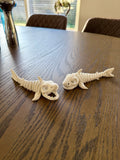 3D-printet skelet fidget haj
