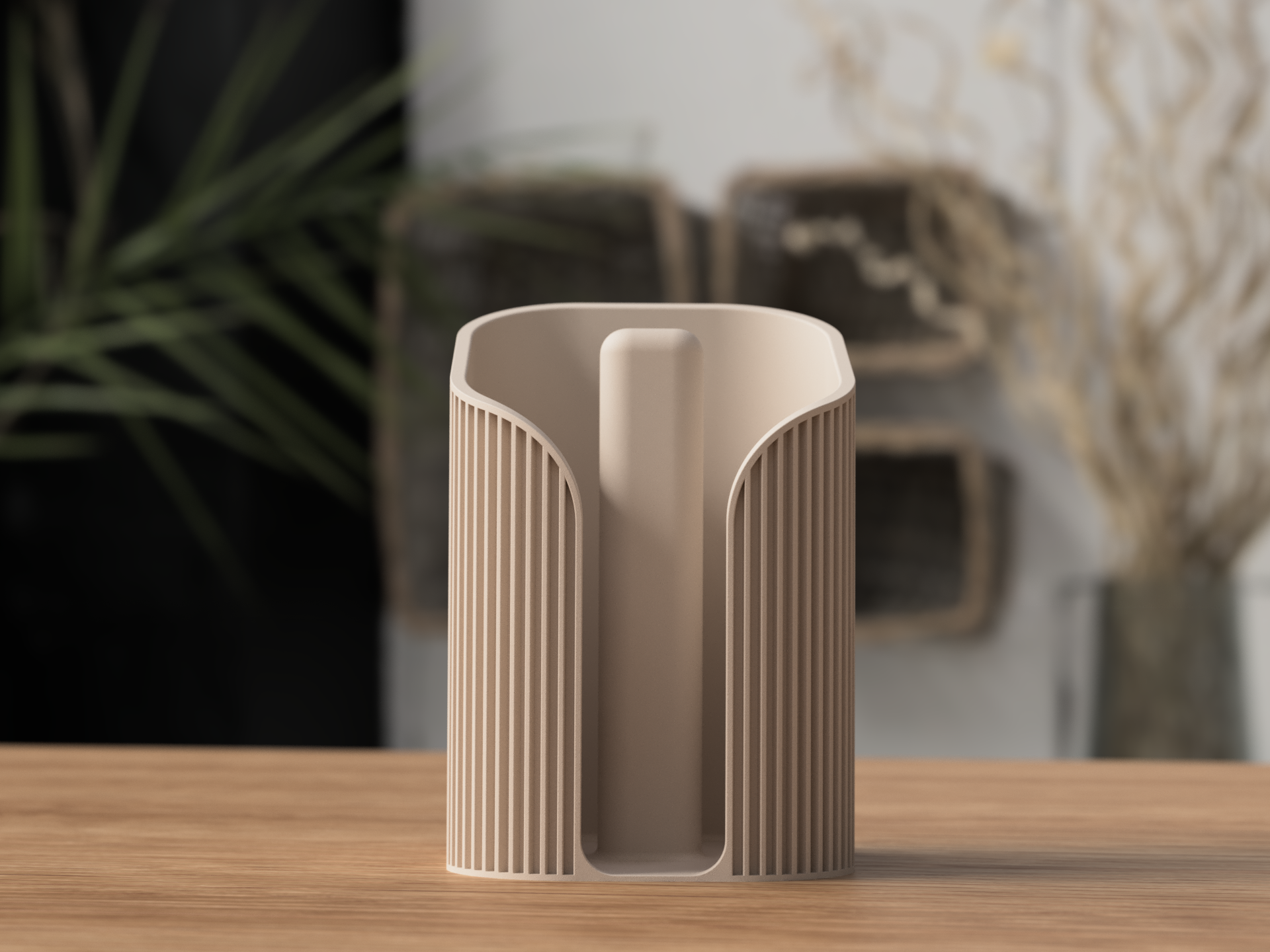Minimalistisk køkkenrulleholder