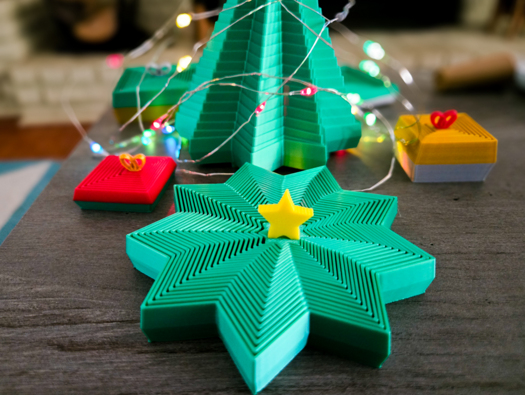 3D-printet fidget juletræ fra Kr3o