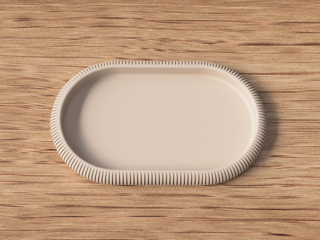 Minimalistisk pyntebakke